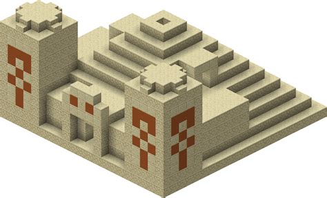 Desert pyramid – Minecraft Wiki.